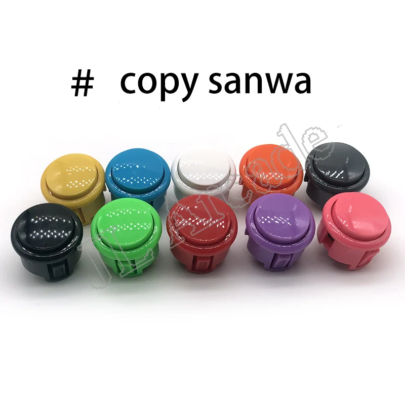 10 шт. Аркады 30 мм круглую кнопку копия SANWA OBSF-30 кнопочный джамай MAME Комплектующие