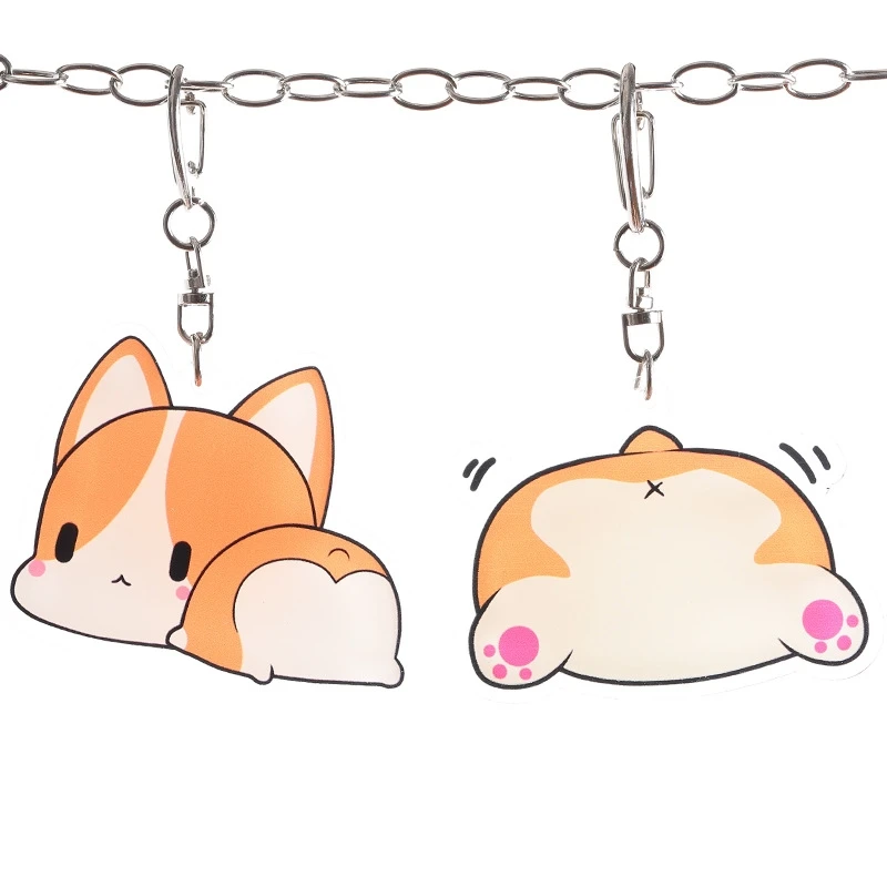 Cartoon Keychain Cute Funny Anime Bag Pendant Hamster Corgi Husky Dog Cat Animal Keychain Couple Gift
Cartoon Keychain Cute Funny Anime Bag Pendant Hamster Corgi Husky Dog Cat Animal Keychain Couple Gift