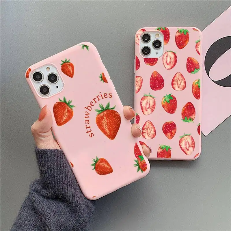 Delicious Strawberries Phone Case For Iphone 11 12 Pro Max X 6 6s 7 8 Plus XS XR 12mini Se 2020 Candy Phone Cases
Delicious Strawberries Phone Case For Iphone 11 12 Pro Max X 6 6s 7 8 Plus XS XR 12mini Se 2020 Candy Phone Cases