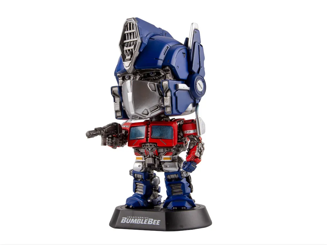 

Transformers Q Version Battle Damage Figure Model 11.7cm Optimus Prime Bumblebee Ornament Doll Children's Gift Collection Model