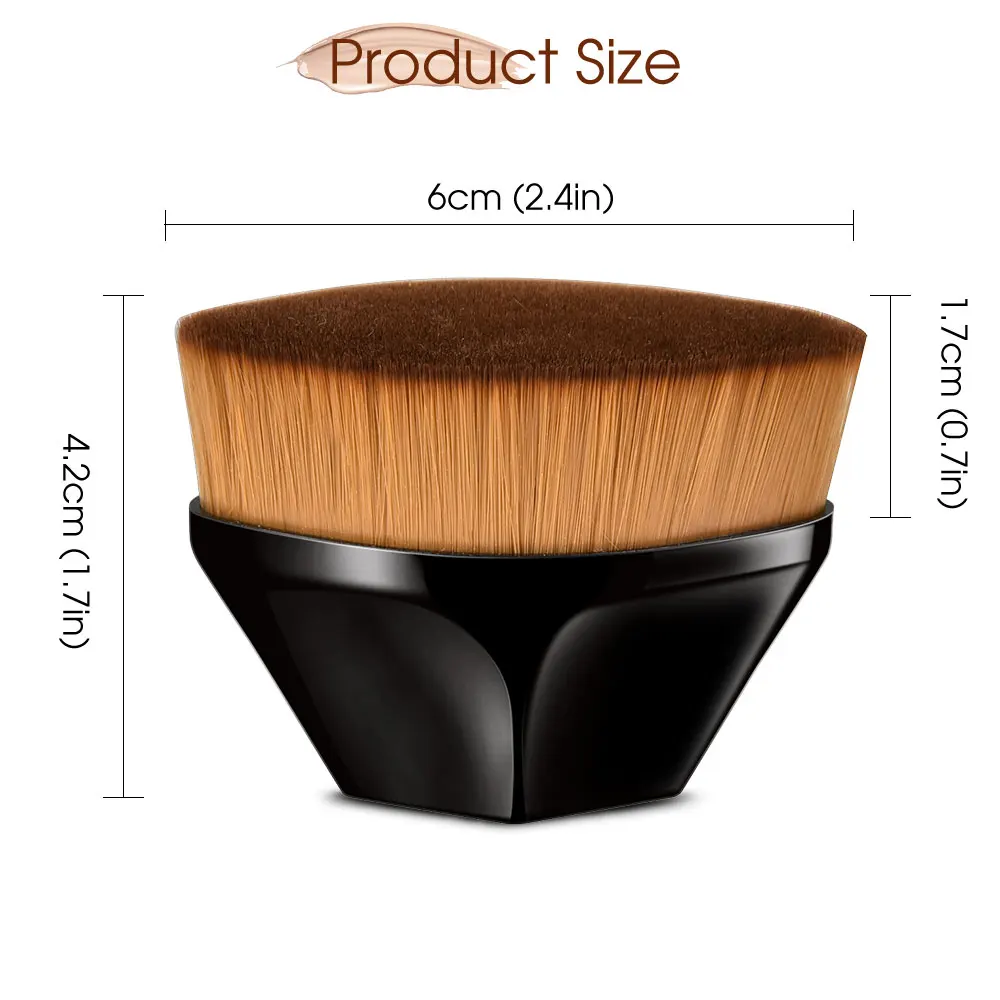 Foundation Brush BB Cream Makeup Brushes Loose Powder Flat Brush Kit Make Up Tool Cosmetics
Foundation Brush BB Cream Makeup Brushes Loose Powder Flat Brush Kit Make Up Tool Cosmetics