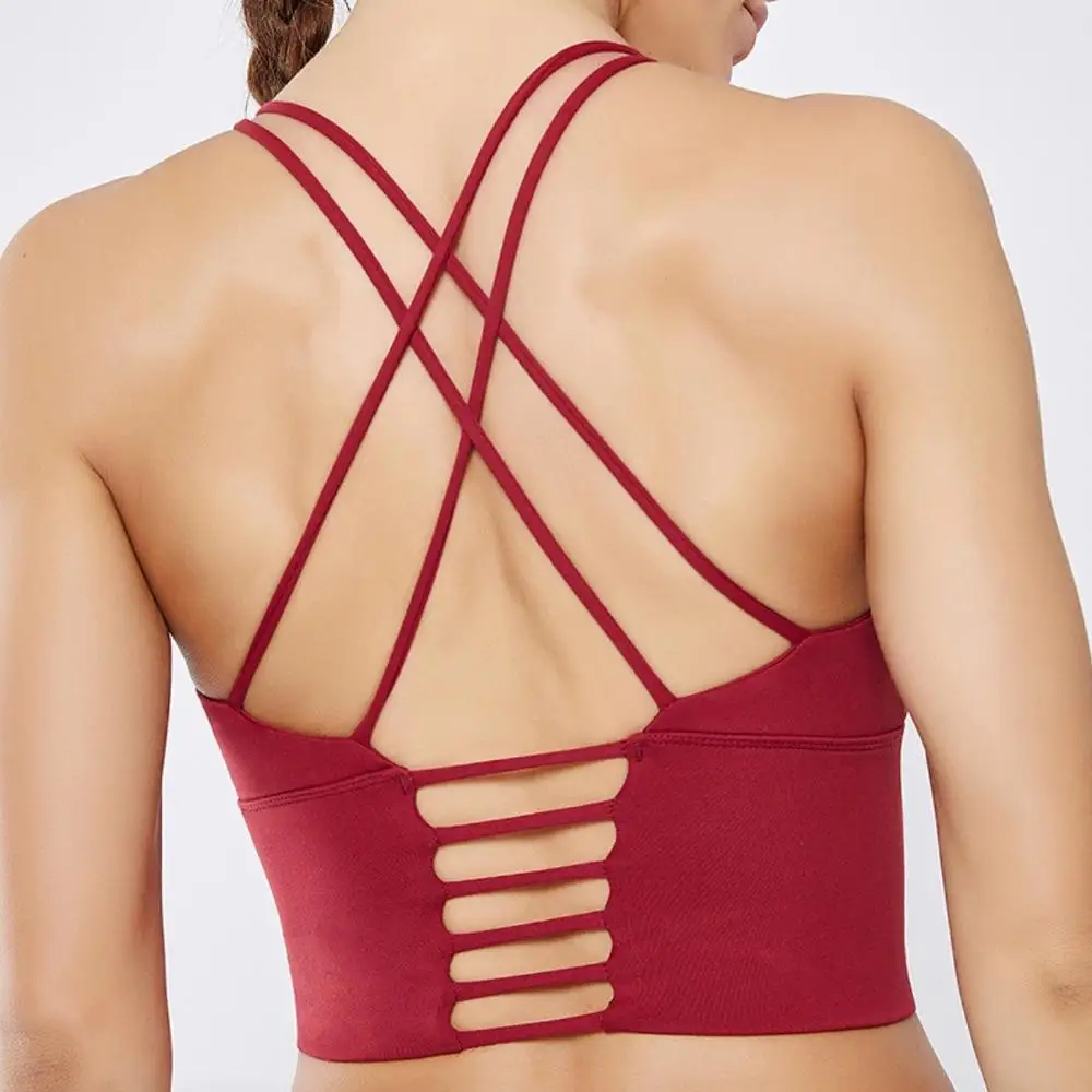 EFT1951 Straps Sports Bra Yoga Women High Elastic Fitness Bra Tops Crop Top Gym Running Padded Workout Athletic Sportswear
EFT1951 Straps Sports Bra Yoga Women High Elastic Fitness Bra Tops Crop Top Gym Running Padded Workout Athletic Sportswear