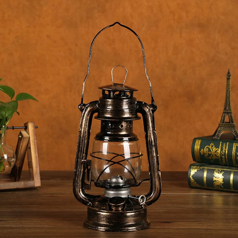Retro Vintage LED Metal Oil Lamp Portable Lantern Kerosene Light Outdoor Camping Home Decoration
Retro Vintage LED Metal Oil Lamp Portable Lantern Kerosene Light Outdoor Camping Home Decoration