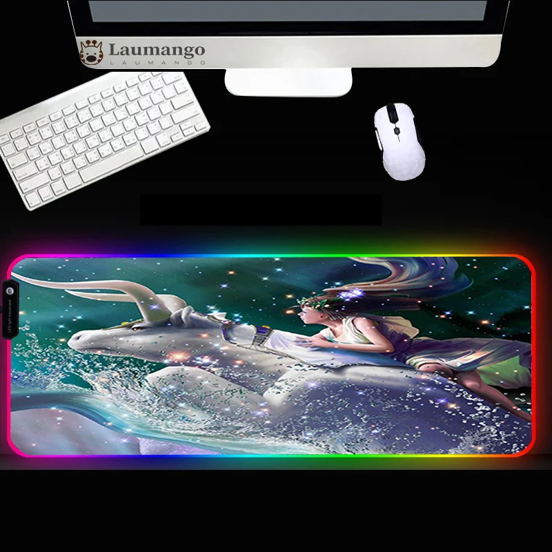 RGB Mouse Pad XXLTwelve constellations Big size 400X900 Cute Anime Mousemat Speed Gaming Accessories Mousepad Gamer Desk Pad 
RGB Mouse Pad XXLTwelve constellations Big size 400X900 Cute Anime Mousemat Speed Gaming Accessories Mousepad Gamer Desk Pad