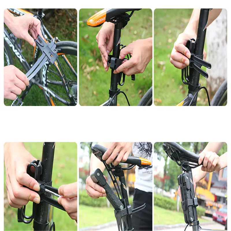 Waterproof Anti-theft Durable MTB Road Bike Lock with 2 Key High Strength Alloy Steel Bicycle Foldable Lock Cycling Accessories
Waterproof Anti-theft Durable MTB Road Bike Lock with 2 Key High Strength Alloy Steel Bicycle Foldable Lock Cycling Accessories