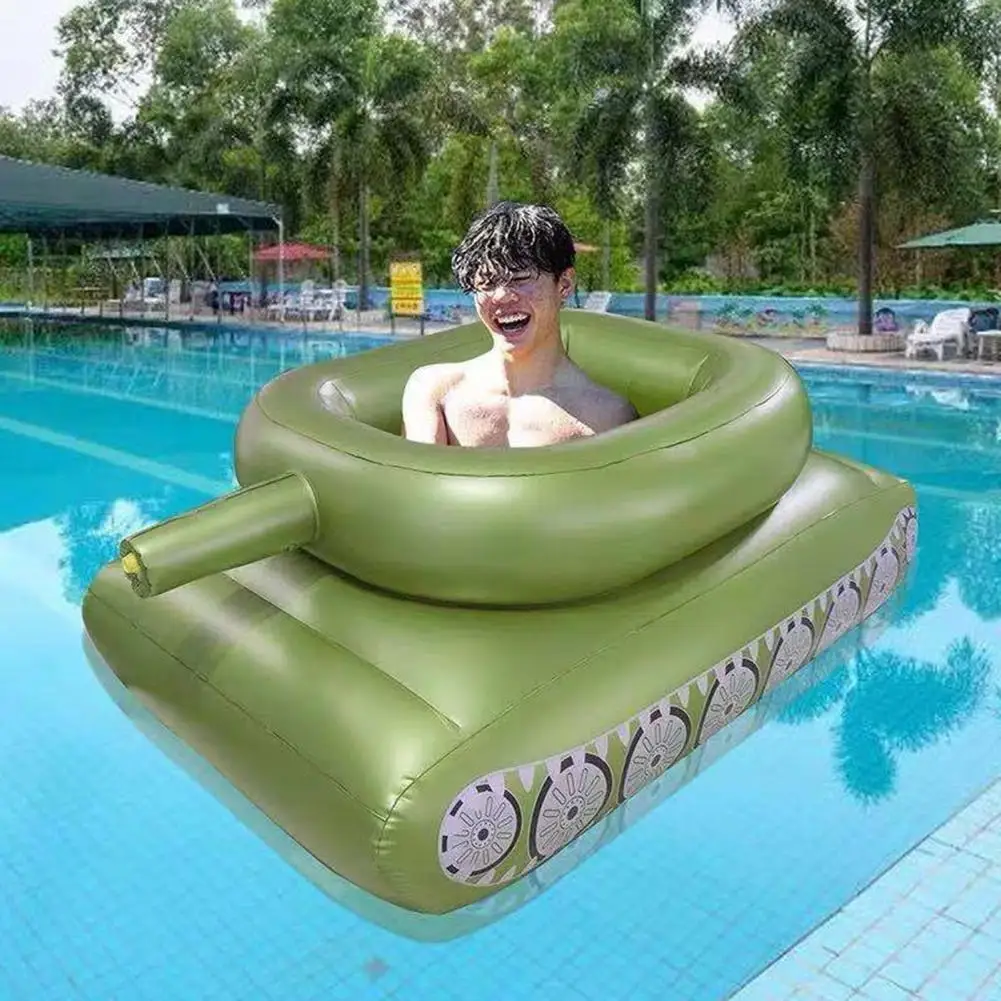 Inflatable Pool Tank Toy Strong Buoyancy Water Sprayer Summer Outdoor Pool Party Water Large Spray Tank for Playing
Inflatable Pool Tank Toy Strong Buoyancy Water Sprayer Summer Outdoor Pool Party Water Large Spray Tank for Playing