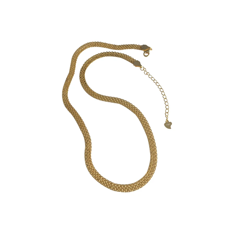 For the Evening Woven Chain Wide Surface Silver Necklace 2021 New Women's Light Luxury Minority Minimalist Normcore Style
For the Evening Woven Chain Wide Surface Silver Necklace 2021 New Women's Light Luxury Minority Minimalist Normcore Style
