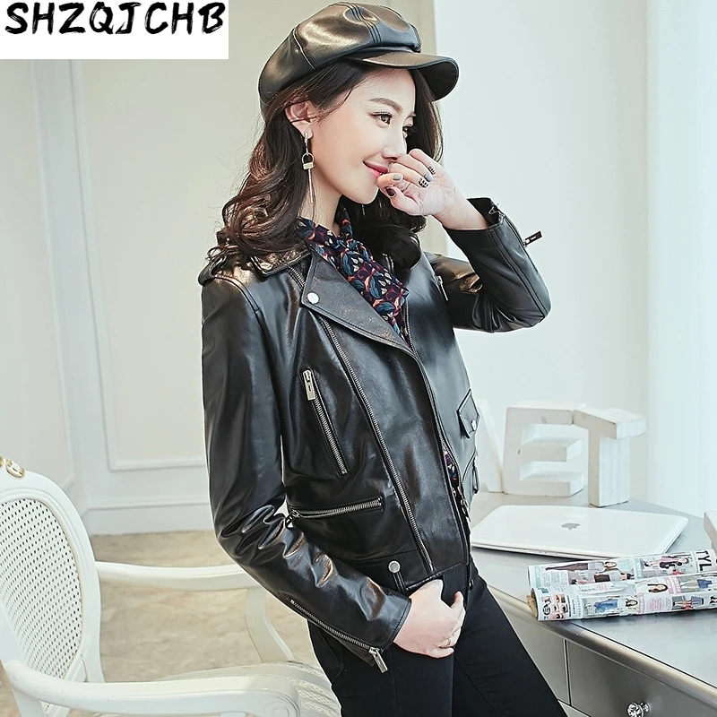 JCHB 2021 Genuine Jacket Leather Spring Autumn Coats and Jackets Women Short Real Sheepskin Coat Chaqueta Cuero Mujer 926 Pph37
JCHB 2021 Genuine Jacket Leather Spring Autumn Coats and Jackets Women Short Real Sheepskin Coat Chaqueta Cuero Mujer 926 Pph37