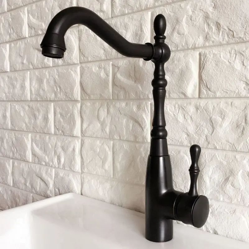 360 Swivel Black Oil Rubbed Brass Kitchen Bathroom Sink Faucet Basin Vessel Hot And Cold Mixer Water Taps Single Handle
360 Swivel Black Oil Rubbed Brass Kitchen Bathroom Sink Faucet Basin Vessel Hot And Cold Mixer Water Taps Single Handle