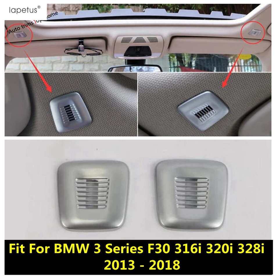 

Accessories Interior For BMW 3 Series F30 316i 320i 328i 2013 - 2018 Roof Dome Mic Microphone Frame Molding Cover Kit Trim 2 Pcs