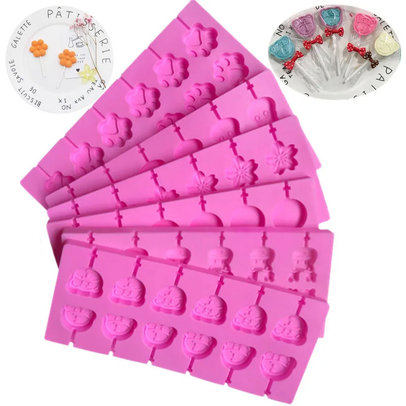 Silicone 15 Kinds Lollipop Candy Cake Baking Molds Chocolate Cake Decorating Pastry Bake Bakeware Tool Silicone Lollipops Mold
Silicone 15 Kinds Lollipop Candy Cake Baking Molds Chocolate Cake Decorating Pastry Bake Bakeware Tool Silicone Lollipops Mold