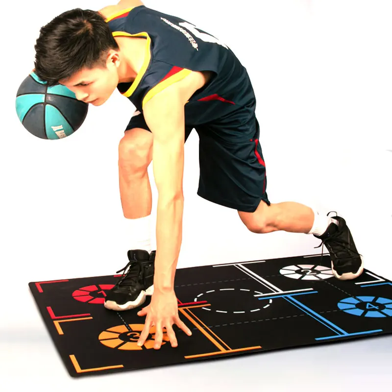 Professional Basektabll Training Mat Improve Dribble Footwork Reaction Marker Mat Non-Slip Basketball Mat for Club School
Professional Basektabll Training Mat Improve Dribble Footwork Reaction Marker Mat Non-Slip Basketball Mat for Club School