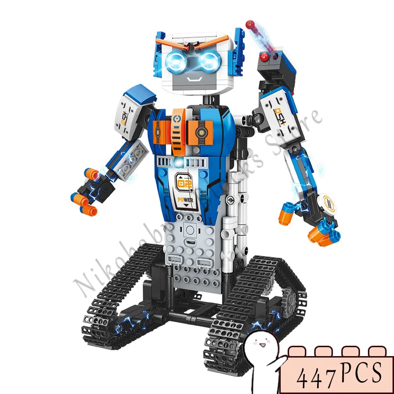 New 447PCS Crawler Robot RC Remote Control Electric Puzzle Model Building Blocks MOC Toys Bricks DIY Intelligent Children Gifts
New 447PCS Crawler Robot RC Remote Control Electric Puzzle Model Building Blocks MOC Toys Bricks DIY Intelligent Children Gifts