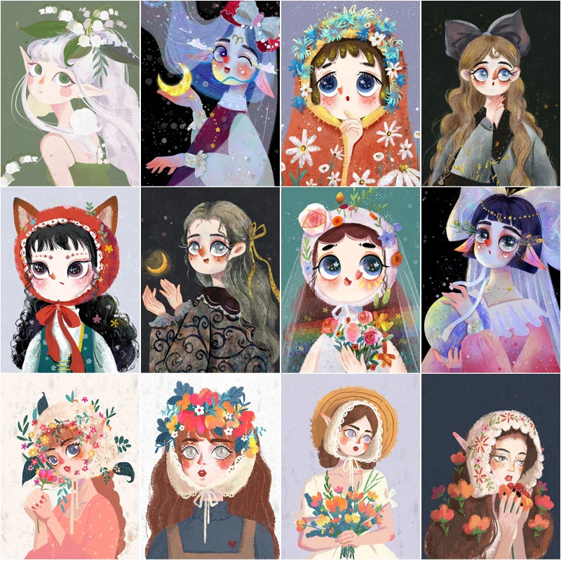 Flower Girl Diy 5D Diamond Painting Cartoon Cute Girl Full Square and Round Embroidery Mosaic Wall Art Cross Handmade Home Decor
Flower Girl Diy 5D Diamond Painting Cartoon Cute Girl Full Square and Round Embroidery Mosaic Wall Art Cross Handmade Home Decor