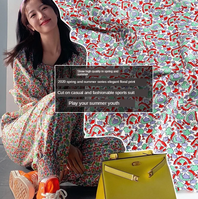 145 * 100cm 2020 Best-Selling Fabric Spring and Summer New Fresh Bright Small Floral Clothing Handmade Cloth
145 * 100cm 2020 Best-Selling Fabric Spring and Summer New Fresh Bright Small Floral Clothing Handmade Cloth