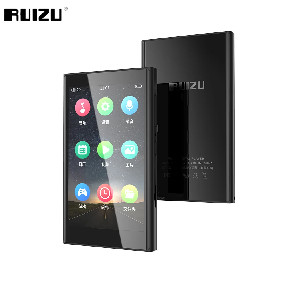 Mp3-плеер RUIZU H10 с сенсорным IPS экраном Bluetooth 5 0 16/32 ГБ | Электроника