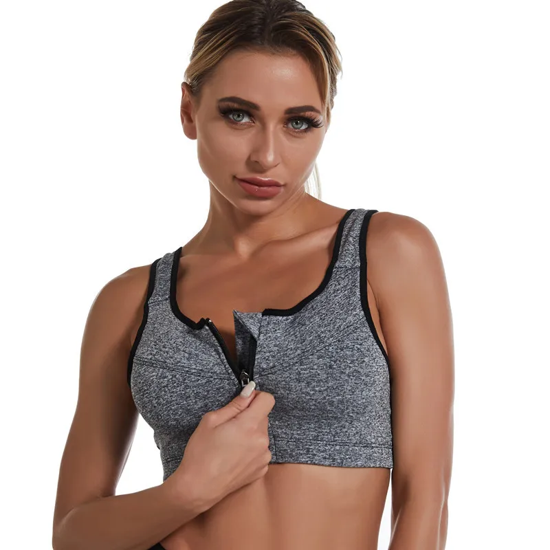 Sports Bra Women Fitness Yoga Bras Zip Front Yoga Top Cerniera Push Up Gilet Intimo Traspirante Palestra Fitness Atletico Corsa
Sports Bra Women Fitness Yoga Bras Zip Front Yoga Top Cerniera Push Up Gilet Intimo Traspirante Palestra Fitness Atletico Corsa
