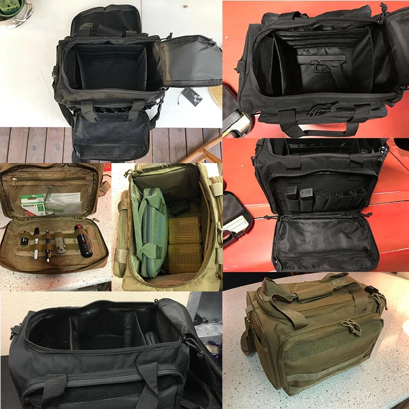 NANCY TINO Tactical Training Bag Molle System Hunting Accessory 600D Waterproof Gun Shooting Range Bag Khaki Tool Bag Camping
NANCY TINO Tactical Training Bag Molle System Hunting Accessory 600D Waterproof Gun Shooting Range Bag Khaki Tool Bag Camping