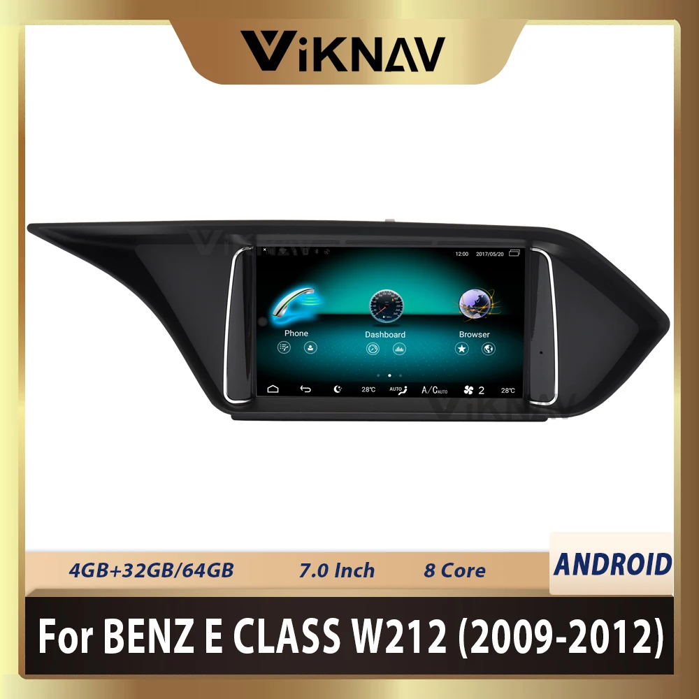 Android 9.0 Car Radio Auto Player For-Benz E Class W212 2009 2010 2011 2012 Carplay Multimedia Vedio GPS Navigation TV Wifi BT
Android 9.0 Car Radio Auto Player For-Benz E Class W212 2009 2010 2011 2012 Carplay Multimedia Vedio GPS Navigation TV Wifi BT