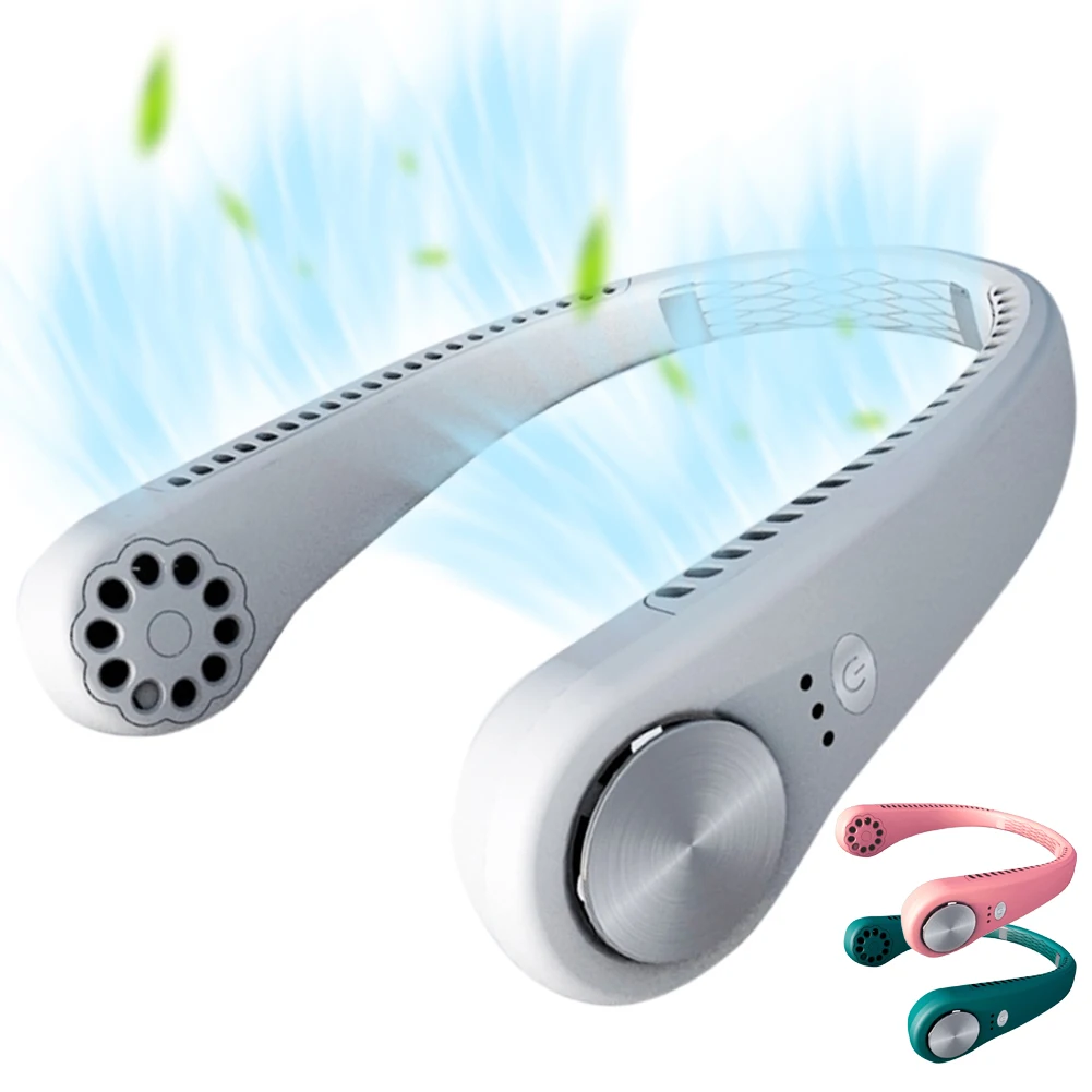 Portable Neck Fan - Rechargeable Portable Headphone Design Wearable Neckband Fan 3 Level Air Flow for Sports Office and Outdoor
Portable Neck Fan - Rechargeable Portable Headphone Design Wearable Neckband Fan 3 Level Air Flow for Sports Office and Outdoor