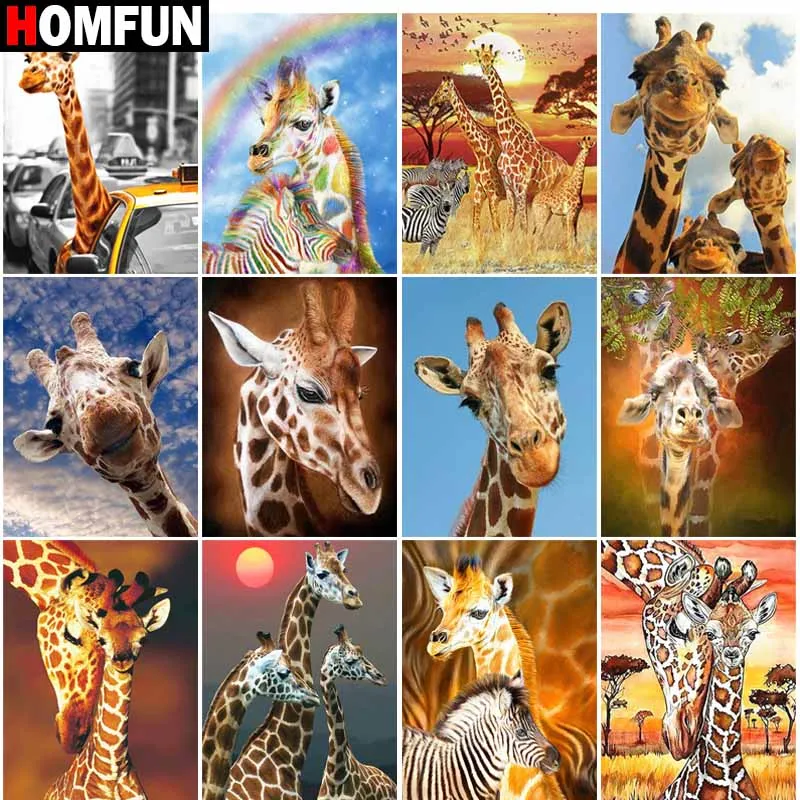 Алмазная 5D Вышивка HOMFUN «Жираф», картина «сделай сам» с полными квадратными/круглыми стразами, вышивка крестиком, домашний декор, подарок
Алмазная 5D Вышивка HOMFUN «Жираф», картина «сделай сам» с полными квадратными/круглыми стразами, вышивка крестиком, домашний декор, подарок