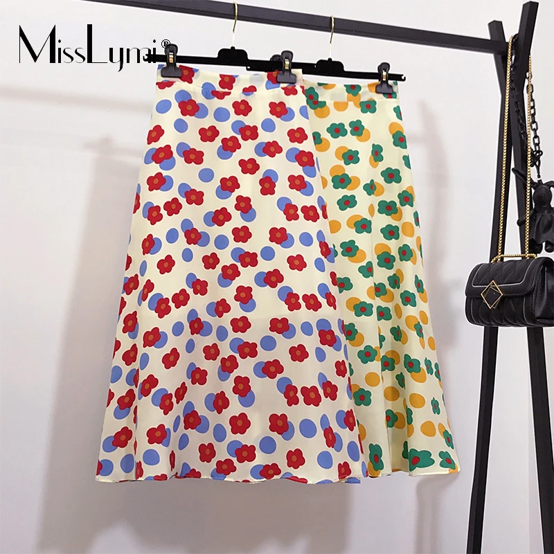 MissLymi Women Vintage Flower Skirt Summer 2021 Fashion Casual Loose Flowers Print Ladies Elastic High Waist A-line Midi Skirt
MissLymi Women Vintage Flower Skirt Summer 2021 Fashion Casual Loose Flowers Print Ladies Elastic High Waist A-line Midi Skirt