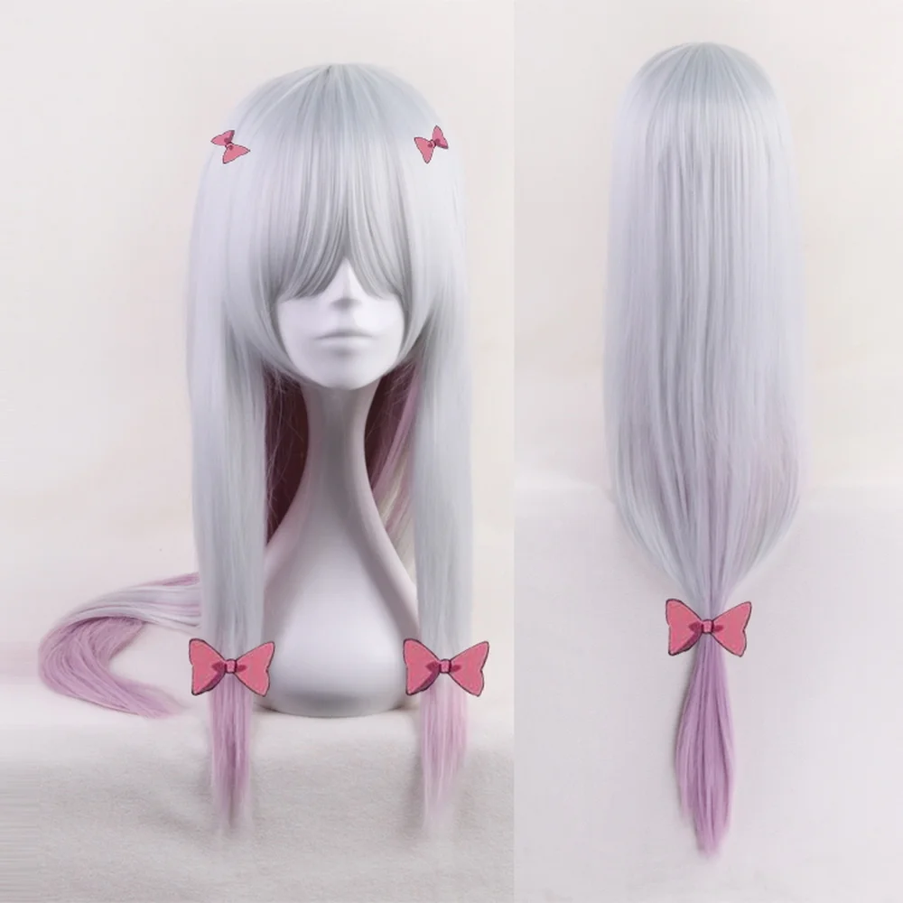 Quan sagiri women Cosplay wig, teacher, eromanga, Halloween costume, synthetic hair, wig cap, 5 pink hairpins
Quan sagiri women Cosplay wig, teacher, eromanga, Halloween costume, synthetic hair, wig cap, 5 pink hairpins