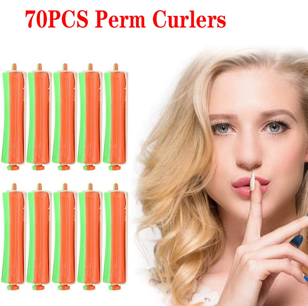70PCS Assorted Sizes Plastic Hair Curler Roller Perm Rods with Rubber Bands for Girls Women Home Beauty Salon Hair Styling Tools
70PCS Assorted Sizes Plastic Hair Curler Roller Perm Rods with Rubber Bands for Girls Women Home Beauty Salon Hair Styling Tools