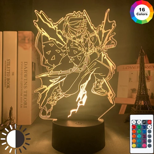 Kimetsu No Yaiba Led Night Light Anime Demon Slayer Lamp for Bedroom Decor Light Kids Child Birthday Gift Agatsuma Zenitsu Light
Kimetsu No Yaiba Led Night Light Anime Demon Slayer Lamp for Bedroom Decor Light Kids Child Birthday Gift Agatsuma Zenitsu Light