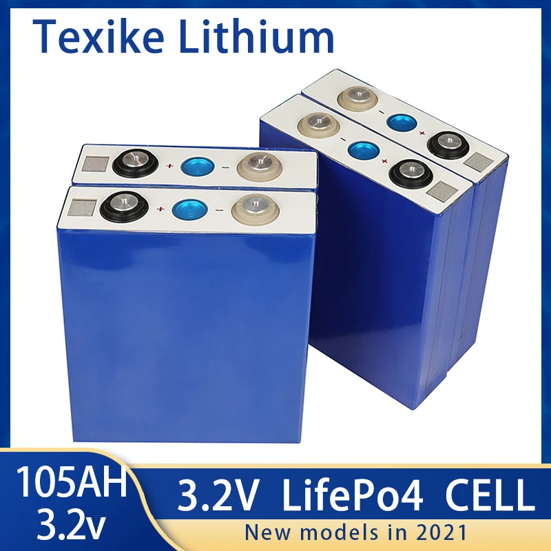 NEW 3.2V 105Ah lifepo4 battery CELL 4000 CYCLE 12V105Ah for EV RV battery pack diy solar EU US TAX FREE UPS or FedEx
NEW 3.2V 105Ah lifepo4 battery CELL 4000 CYCLE 12V105Ah for EV RV battery pack diy solar EU US TAX FREE UPS or FedEx