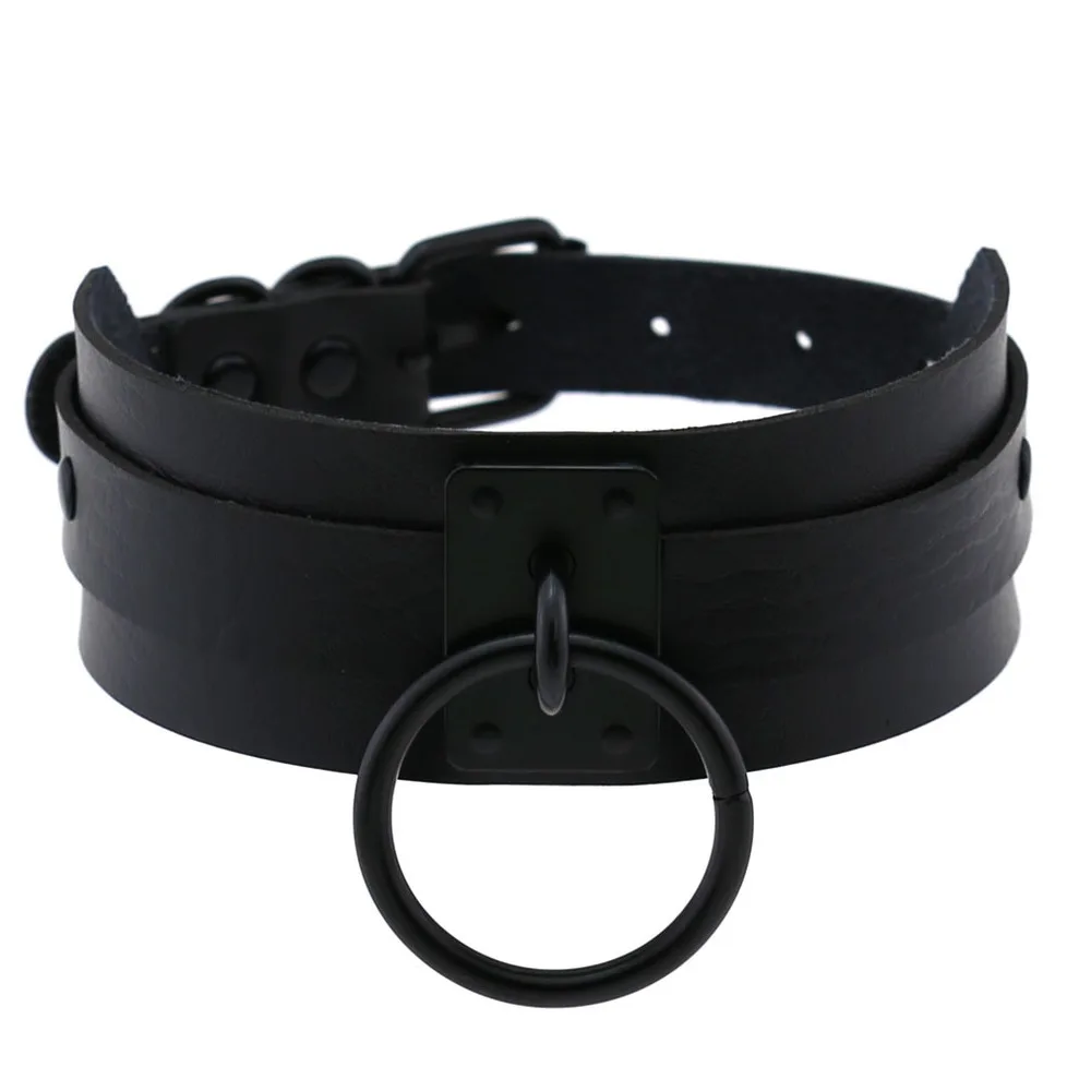 ZIMNO Harajuku Goth PU leather collar sexy nightclub black O-shaped necklace for women clothing egirl neck chain Gothic Jewelery
ZIMNO Harajuku Goth PU leather collar sexy nightclub black O-shaped necklace for women clothing egirl neck chain Gothic Jewelery