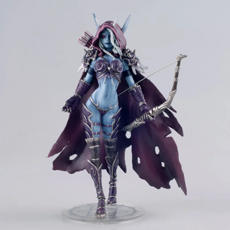 

WOW The Lich King Arthas Sylvanas Windrunner Sylvan Archery Queen 7‘’ PVC Action Figure Collectible Model World Of Warcraft Dota