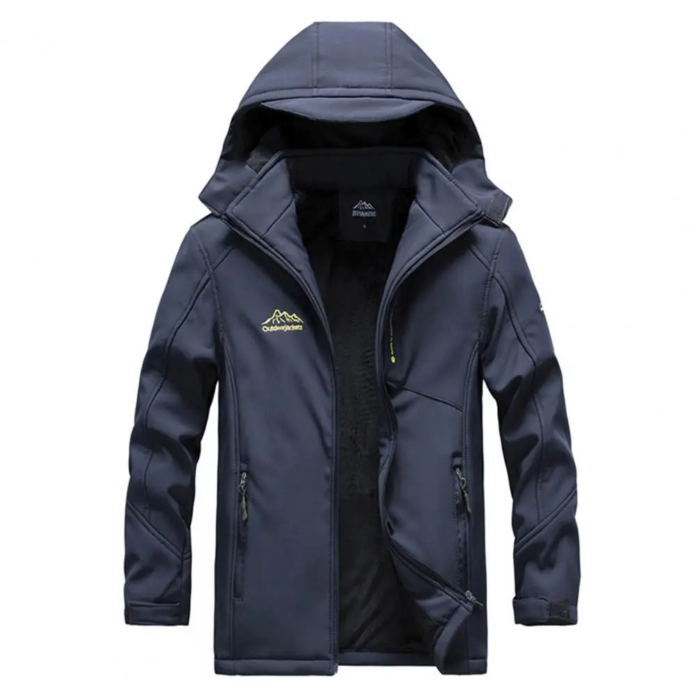 Men Jackets Long Sleeve Casual Warm Hooded Coat Nap Comfortable Wear Coats Male Jacket for Hiking Autumn Winter
Men Jackets Long Sleeve Casual Warm Hooded Coat Nap Comfortable Wear Coats Male Jacket for Hiking Autumn Winter