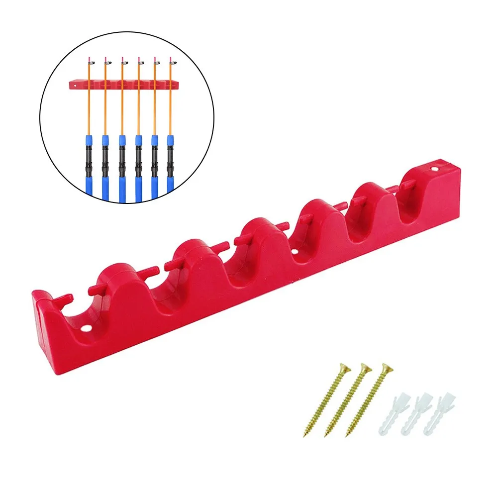 285x33mm 6 Rods Fishing Rod Storage Rack Vertical Storage Rack Fishing Pole Holder Rod Holders Wall Mount Tackle Fish Tool
285x33mm 6 Rods Fishing Rod Storage Rack Vertical Storage Rack Fishing Pole Holder Rod Holders Wall Mount Tackle Fish Tool