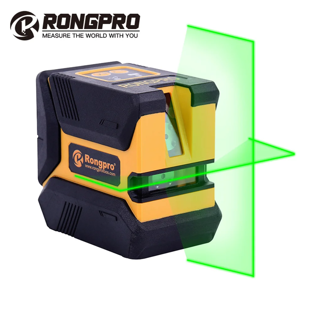 RONGPRO 2 Lines 360 Laser Level Self Levelling Green Red Beam Laser Horizontal & Vertical Cross-Line Construction Tools 4Degrees 
RONGPRO 2 Lines 360 Laser Level Self Levelling Green Red Beam Laser Horizontal & Vertical Cross-Line Construction Tools 4Degrees