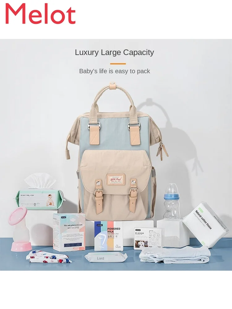 High-End Luxury Baby Backpack Convenient Backpack for Going out Stylish and Versatile Large Capacity Travel Bag
High-End Luxury Baby Backpack Convenient Backpack for Going out Stylish and Versatile Large Capacity Travel Bag