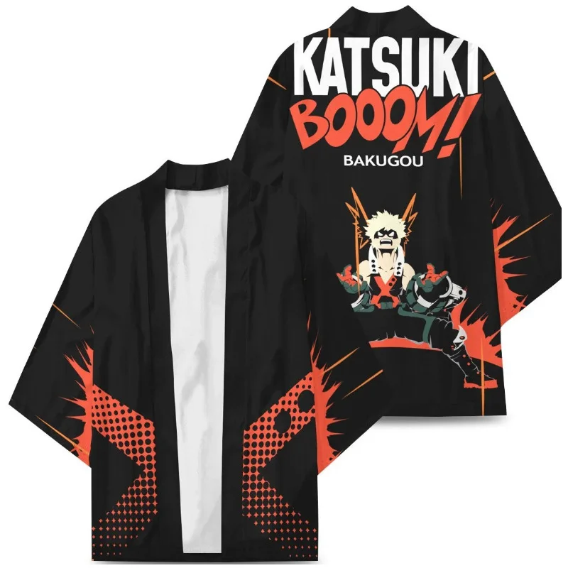 Anime My Hero Academia Midoriya Izuku Cosplay Costume Bakugou Katsuki Printed Cloak Jacket Casual Tops Kimono Women Men Coats
Anime My Hero Academia Midoriya Izuku Cosplay Costume Bakugou Katsuki Printed Cloak Jacket Casual Tops Kimono Women Men Coats