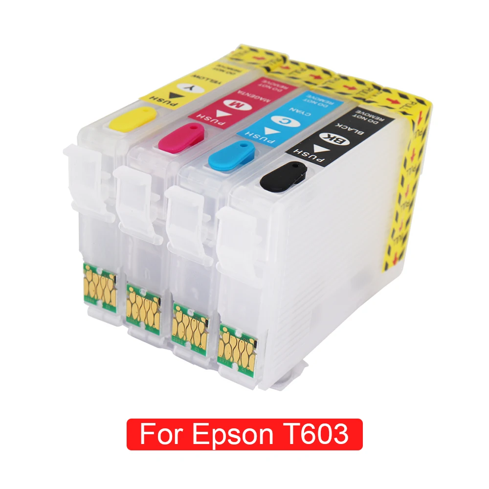 

Europe T603 603XL Refillable Ink Cartridge For Epson XP-2100 XP-2105 XP-3100 XP-3105 XP-4100 XP-4105 WF-2810 WF-2830 WF-2835