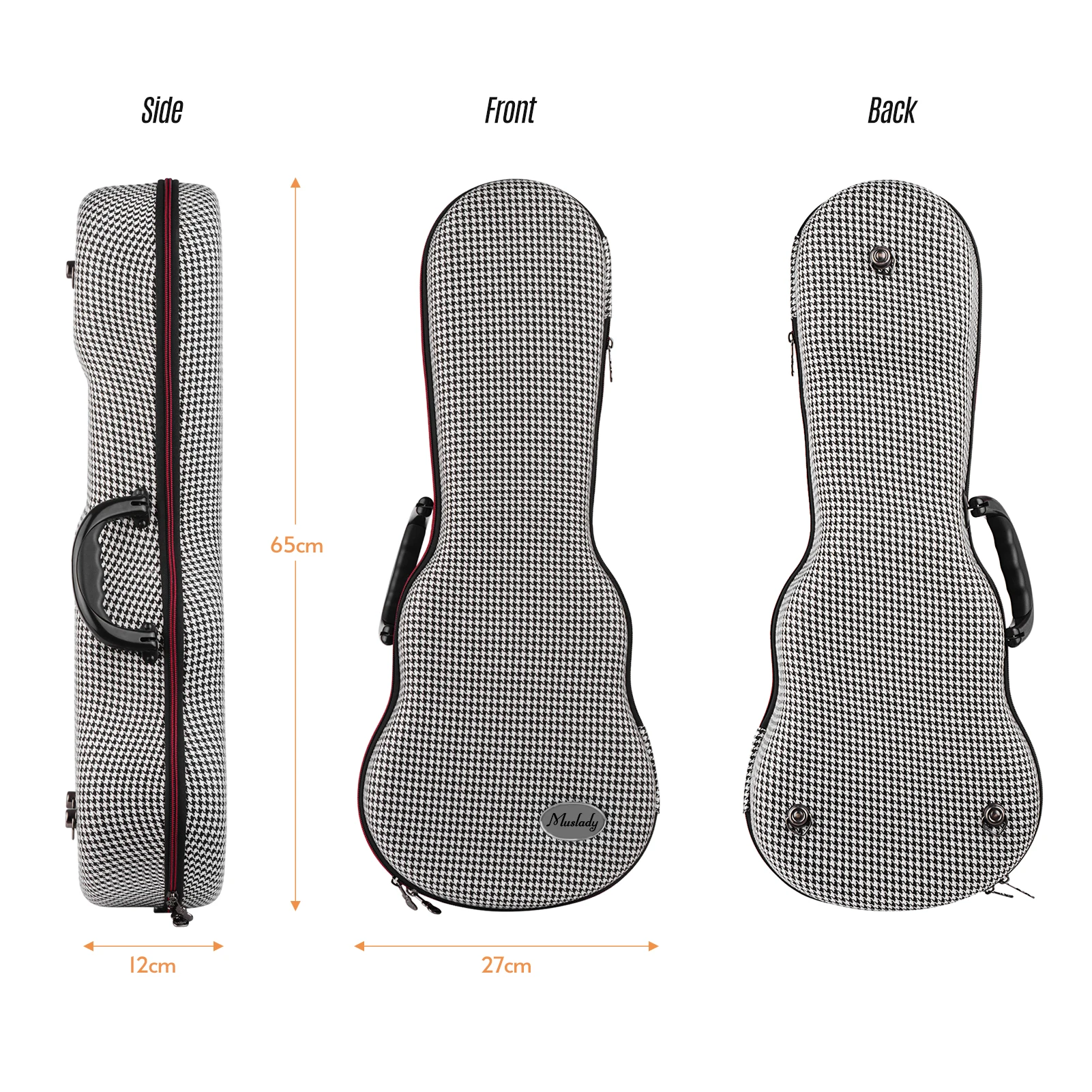 Muslady 24 Inch Concert Ukulele Gig Bag Lightweight Hardshell Carrying Case Exterior Plush Lining with Detachable Shoulder Strap
Muslady 24 Inch Concert Ukulele Gig Bag Lightweight Hardshell Carrying Case Exterior Plush Lining with Detachable Shoulder Strap