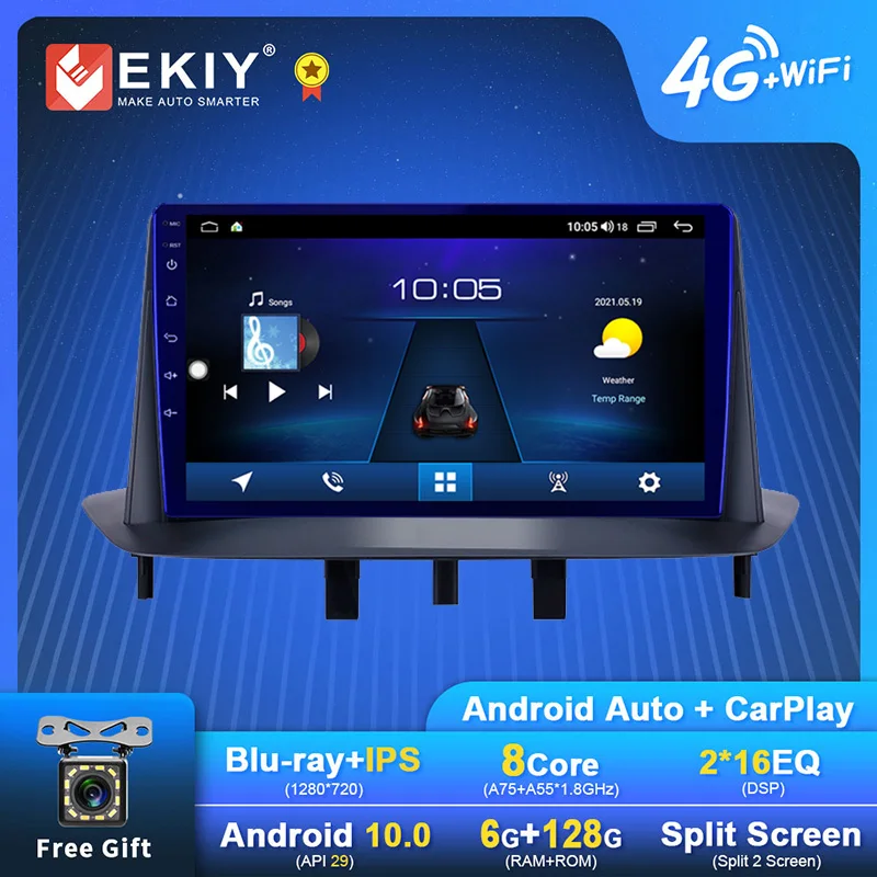EKIY S7T For Renault Megane 3 Fluence 2 2008-2014 Car Radio Android 1280*720 IPS DSP Navigation GPS Multimedia Player Stereo DVD
EKIY S7T For Renault Megane 3 Fluence 2 2008-2014 Car Radio Android 1280*720 IPS DSP Navigation GPS Multimedia Player Stereo DVD
