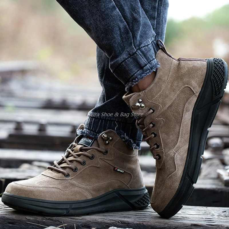 Comfortable Boots Safety Shoes For Men Lightweight Boots Anti-Smashing Shoes Steel Toe Cap Boots Protective Shoes Warm Footwear
Comfortable Boots Safety Shoes For Men Lightweight Boots Anti-Smashing Shoes Steel Toe Cap Boots Protective Shoes Warm Footwear