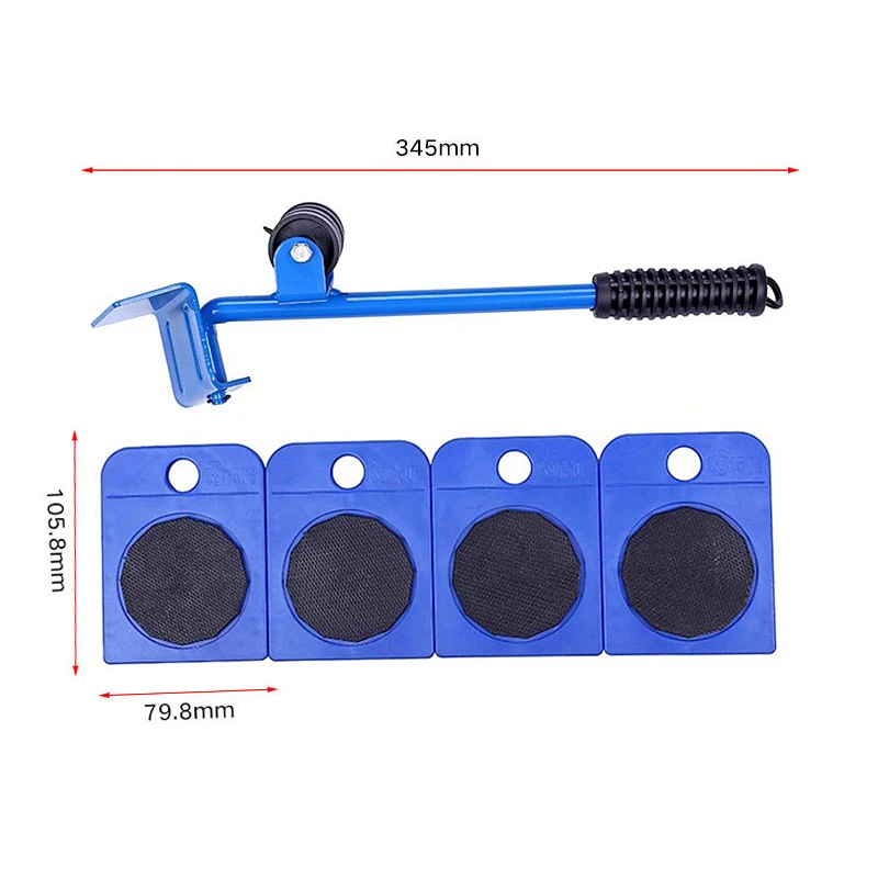 5PCS/Set Professional Furniture Transport Lifter Tool Set Furniture Mover Wheel Bar Roller Device Heavy Stuffs Moving Hand Tools
5PCS/Set Professional Furniture Transport Lifter Tool Set Furniture Mover Wheel Bar Roller Device Heavy Stuffs Moving Hand Tools