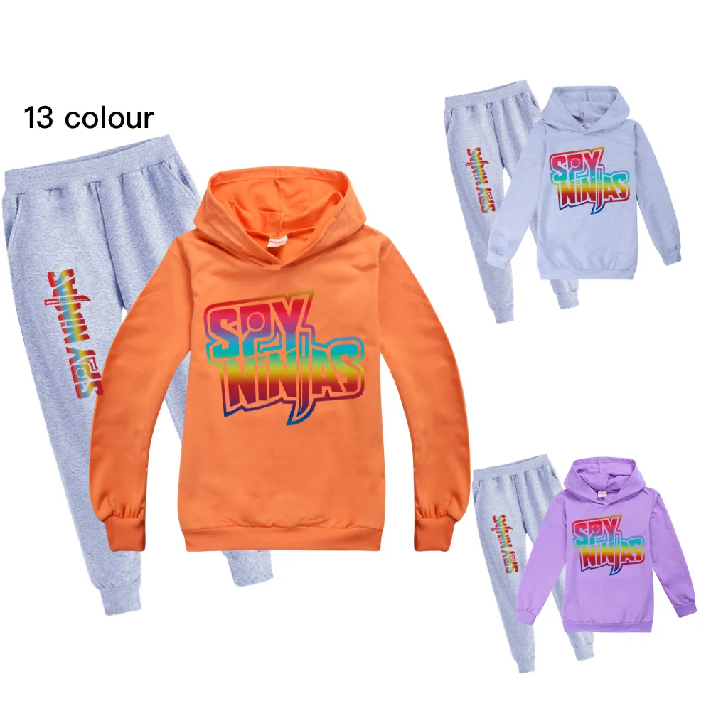 New Fashion Kids SPY NINJA Costume for Boys Girls Spring Clothes Sets Cotton Tracksuit Long Sleeve Hoodies Sweatshirt Outfits
New Fashion Kids SPY NINJA Costume for Boys Girls Spring Clothes Sets Cotton Tracksuit Long Sleeve Hoodies Sweatshirt Outfits
