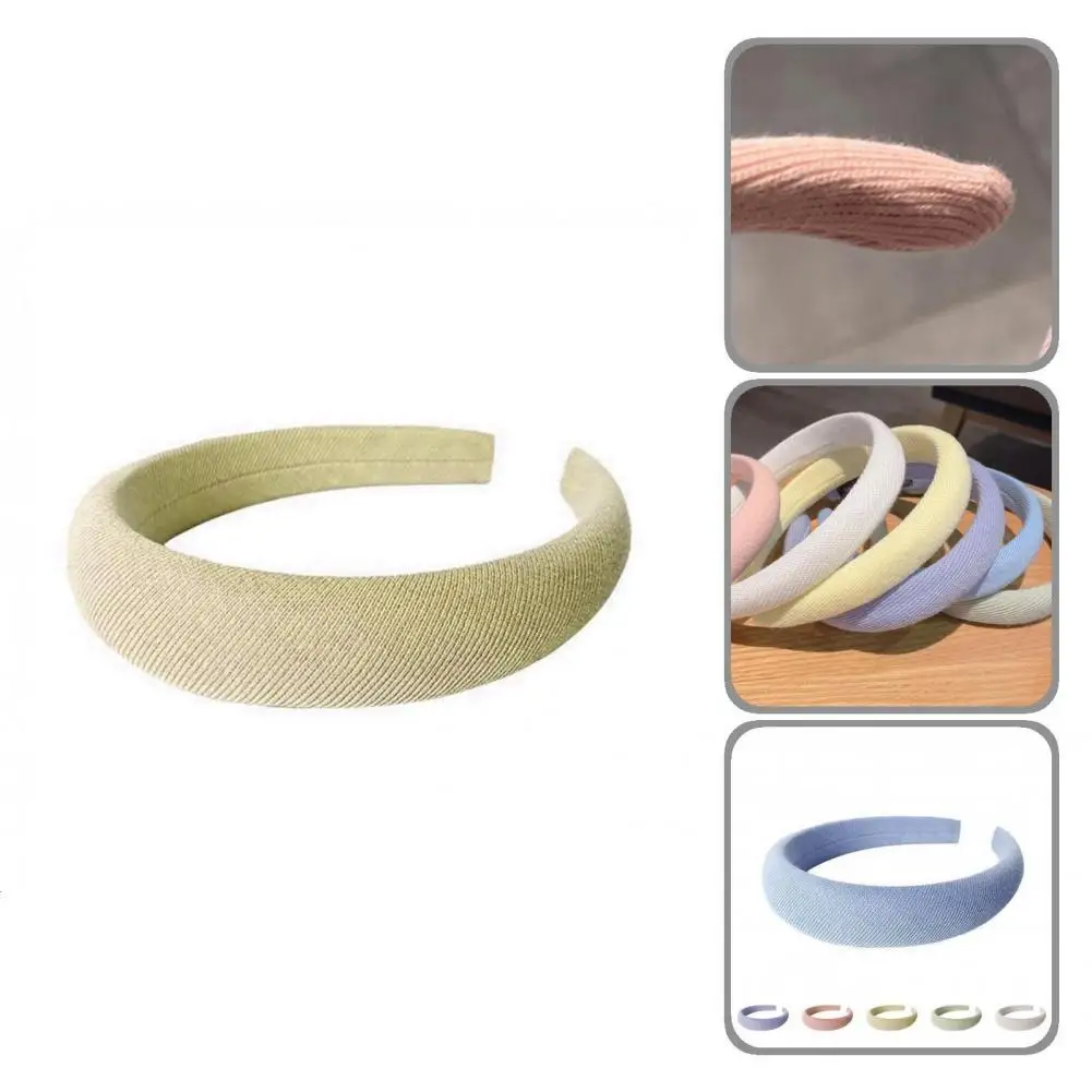 Headgear Fashion Solid Color Wide Heightened Headbandened Durable Hair Clasp Ribbed Girl Gift
Headgear Fashion Solid Color Wide Heightened Headbandened Durable Hair Clasp Ribbed Girl Gift