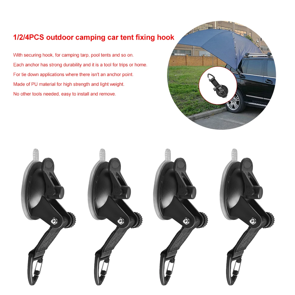 1/2/4pc Outdoor Tools Hooks Heavy Duty Suction Cups Tie Downs with Hooks for Car Awning Windshield Camping Tarp Boat Accessories
1/2/4pc Outdoor Tools Hooks Heavy Duty Suction Cups Tie Downs with Hooks for Car Awning Windshield Camping Tarp Boat Accessories