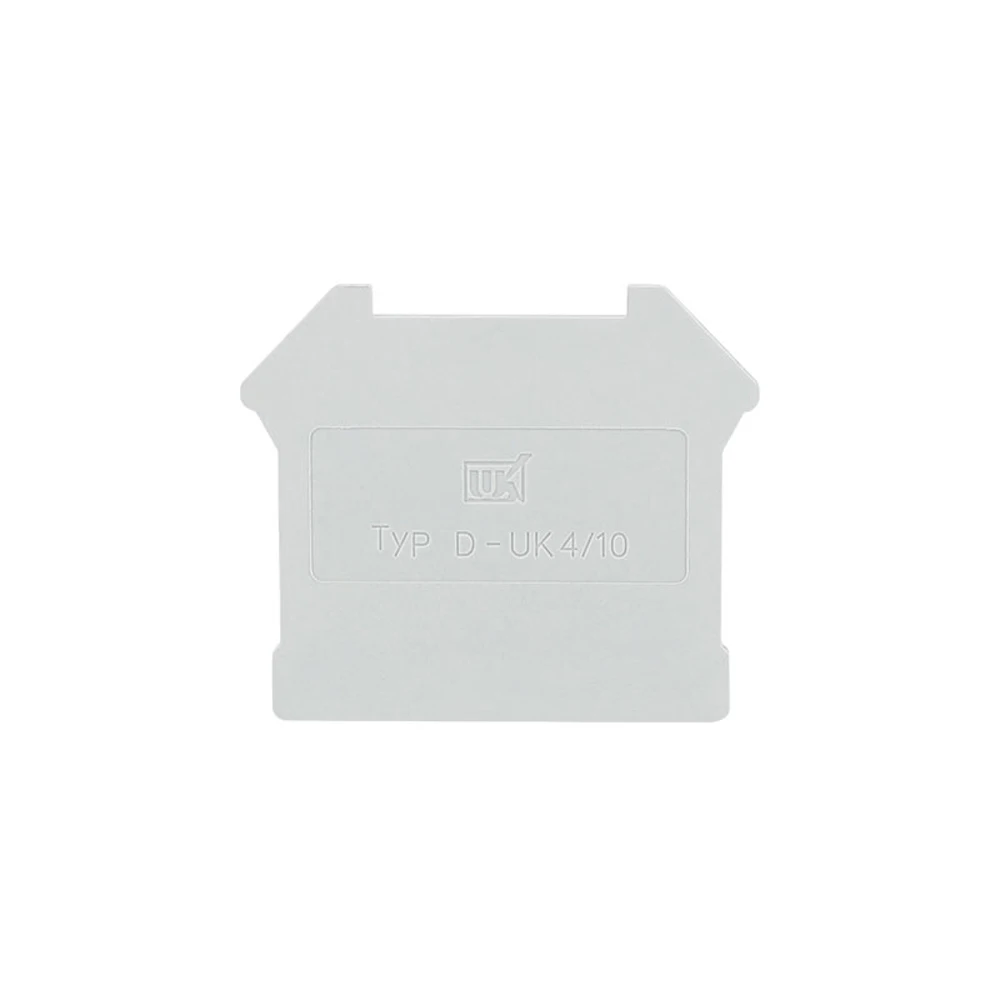 D-UK4/10 for UK 3N UK5N UK6N UK10N UIK16 UK25Terminal Block Accessories End Cover Plate Din Rail Terminal Blocks 10pcs
D-UK4/10 for UK 3N UK5N UK6N UK10N UIK16 UK25Terminal Block Accessories End Cover Plate Din Rail Terminal Blocks 10pcs