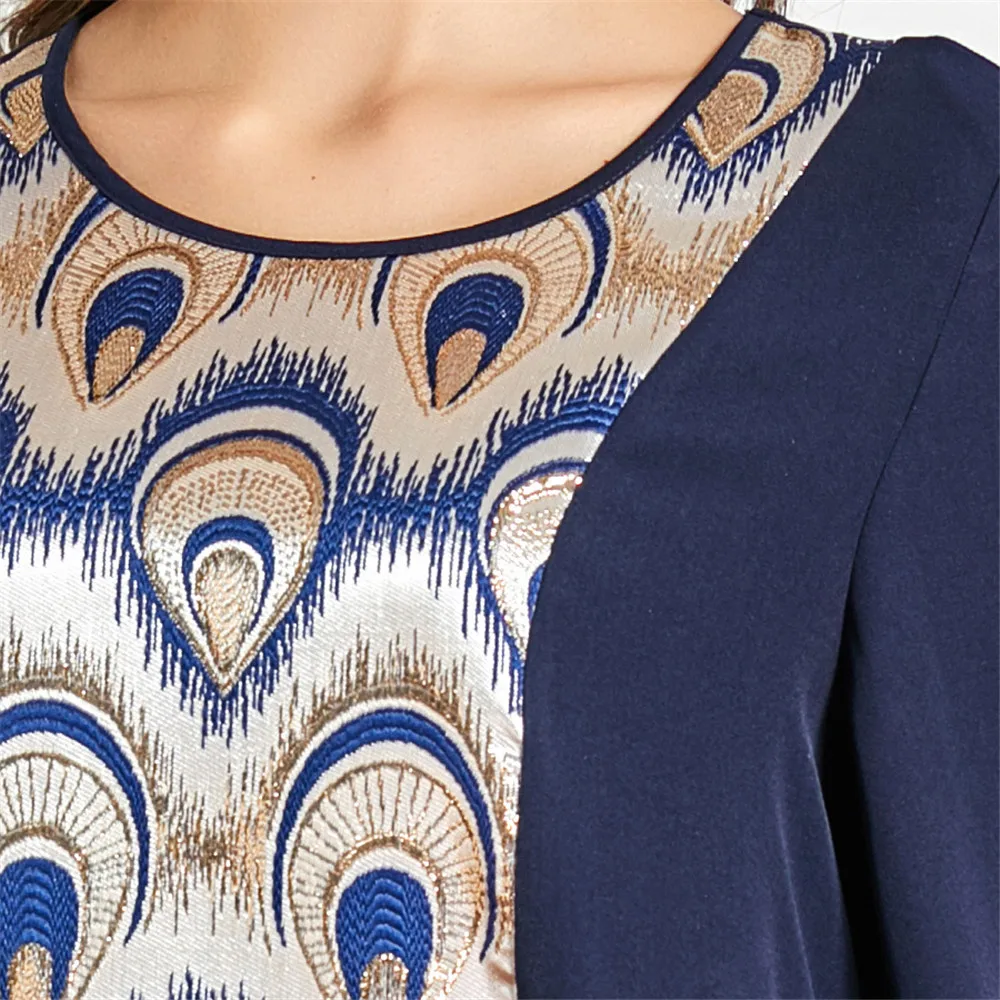 Arabic Long Maxi Dress for Abaya Women Fashion Ethic Print Patchwork O-neck Long Sleeve Muslim Dubai Turkey Kaftan Clothing Eid
Arabic Long Maxi Dress for Abaya Women Fashion Ethic Print Patchwork O-neck Long Sleeve Muslim Dubai Turkey Kaftan Clothing Eid