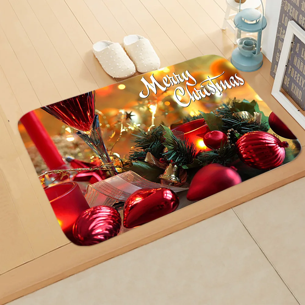 Merry Christmas Doormat Anti-slip Absorb Water Bath Mat Bathroom Home Kitchen Bedroon Floor Mat Entrance 40*60cm DD-0107
Merry Christmas Doormat Anti-slip Absorb Water Bath Mat Bathroom Home Kitchen Bedroon Floor Mat Entrance 40*60cm DD-0107