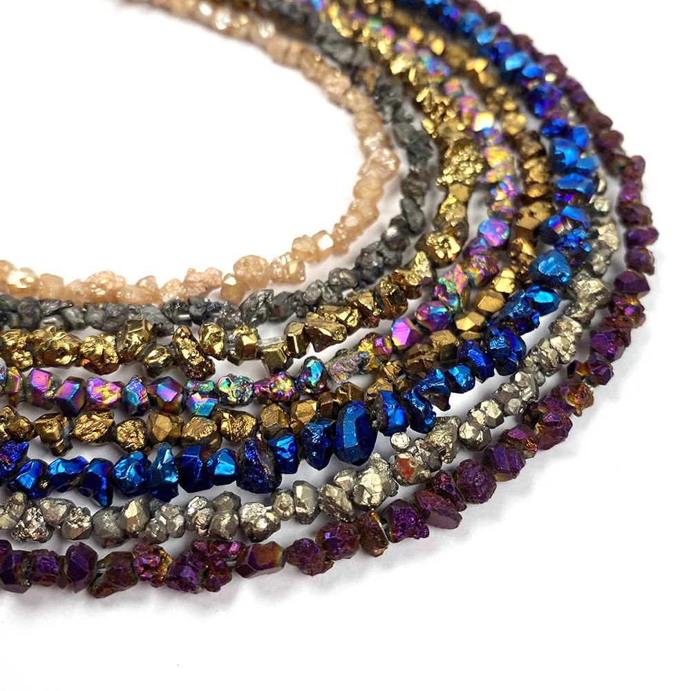 Color Plated Crystal Gravel Beads Natural Semi-precious Stone for Jewelry Making DIY Necklace Bracelet Accessories Gift
Color Plated Crystal Gravel Beads Natural Semi-precious Stone for Jewelry Making DIY Necklace Bracelet Accessories Gift