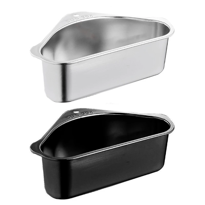 Triangular Sink Drain Shelf Sink Strainer Basket Hollow Sponge Holder Sink Storage Shelf Corner Organizer Food Catcher
Triangular Sink Drain Shelf Sink Strainer Basket Hollow Sponge Holder Sink Storage Shelf Corner Organizer Food Catcher